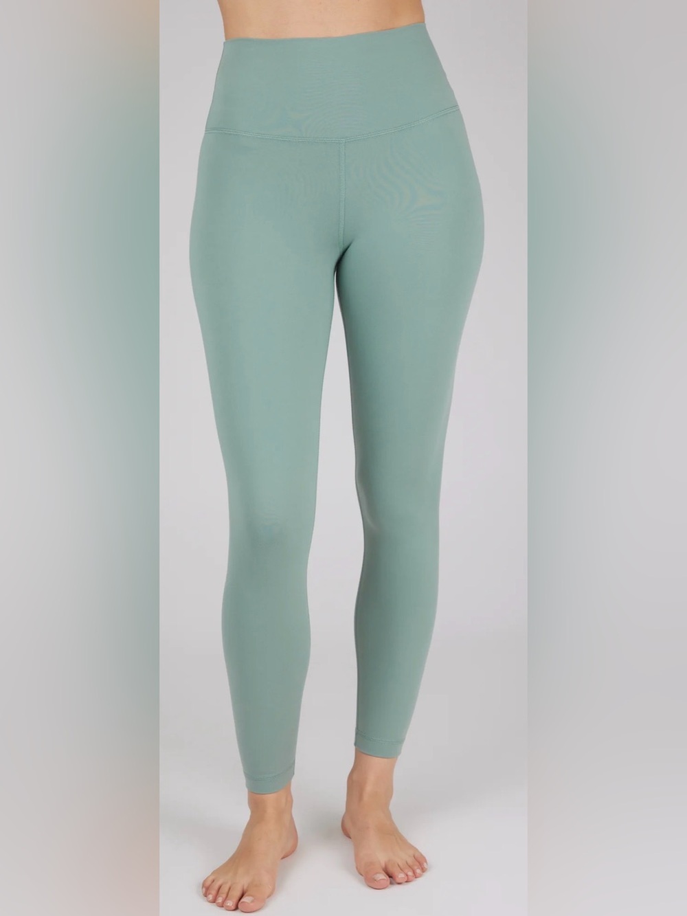 NWT Yogalicious Lux High Waist Ankle Leggings Sage Green‎ XS